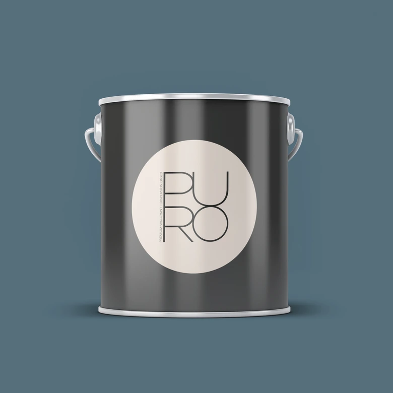 Peinture murale premium bleu vert - PURO c3012 essence bleuâtre 