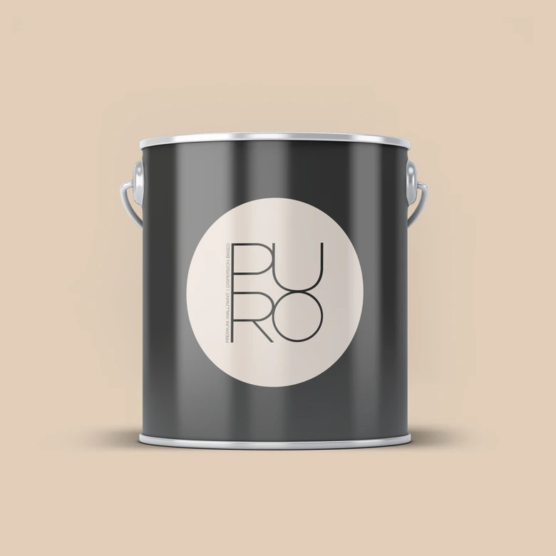 Premium vægmaling beige - PURO c7014 beroligende brun 