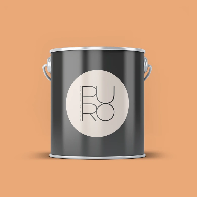 Farba do ścian i sufitów Premium pomarańczowa - matowa farba do ścian wewnętrznych PURO c9001 dusty orange 