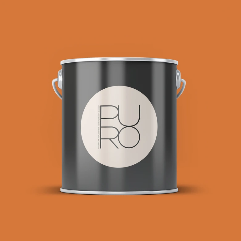 Farba do ścian i sufitów Premium pomarańczowa - Matowa farba do ścian wewnętrznych PURO c9003 dusty orange 