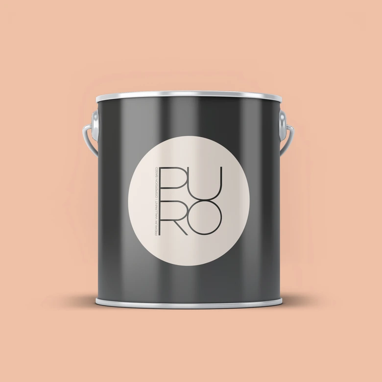 Premium vægmaling pink - PURO c9012 diverse abrikos 