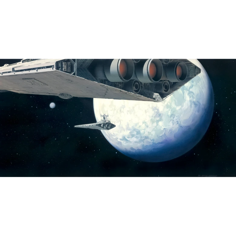 Vlies Fototapete - Star Wars Classic RMQ Stardestroyer - 500 x 250 cm 