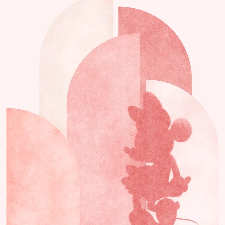 Vlies Fototapete - Minnie Creative Aesthetic - 250 x 280 cm 