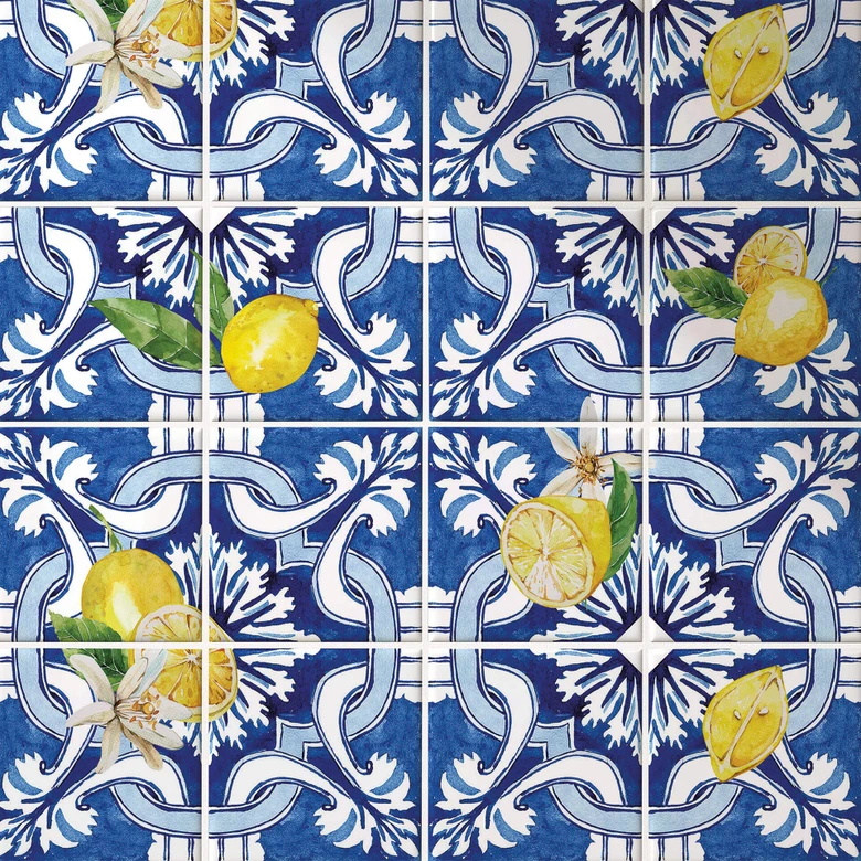 Tegelstickers Sicilian Blue (12 stuks) 