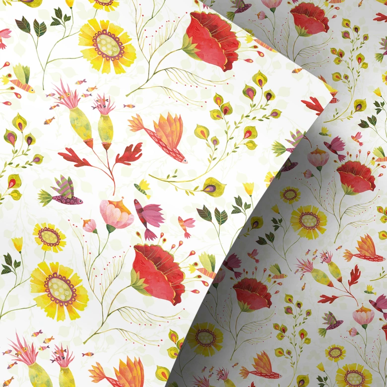 Furniture Wrap - Blanz - Phantastic Flowers 