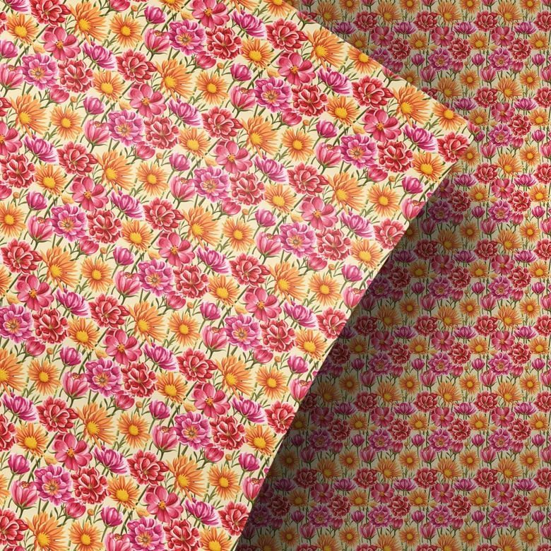 Möbelfolie, Dekofolie - abwischbar - Blumenwiese 