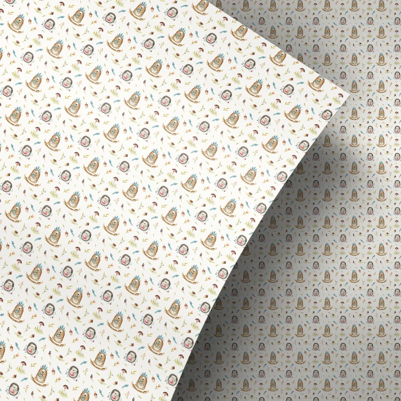 Furniture Wrap - Kvilis - Forest Animals 02 