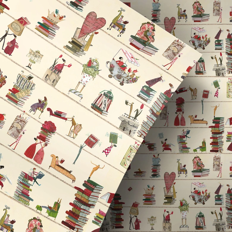 Vinilo adhesivo muebles Leffler - Ratones de biblioteca 