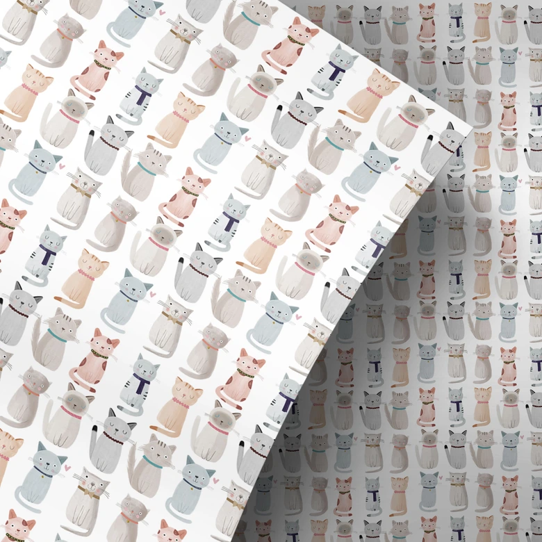 Vinilo adhesivo muebles Loske - Cat Family 