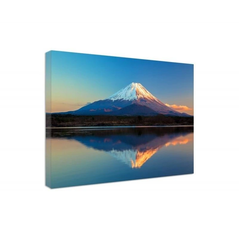 Leinwandbild, Fuji Berg Landschaft 