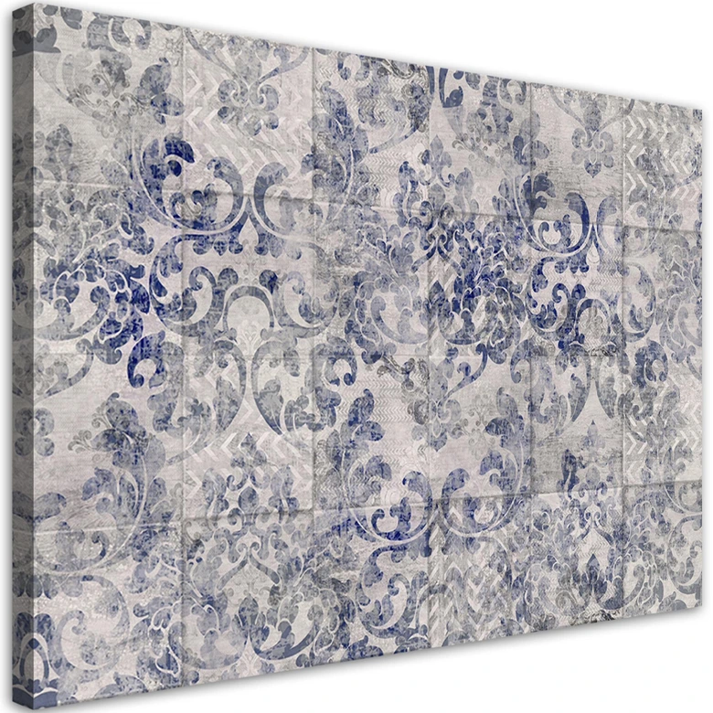 Leinwandbild, Mosaik Blau 