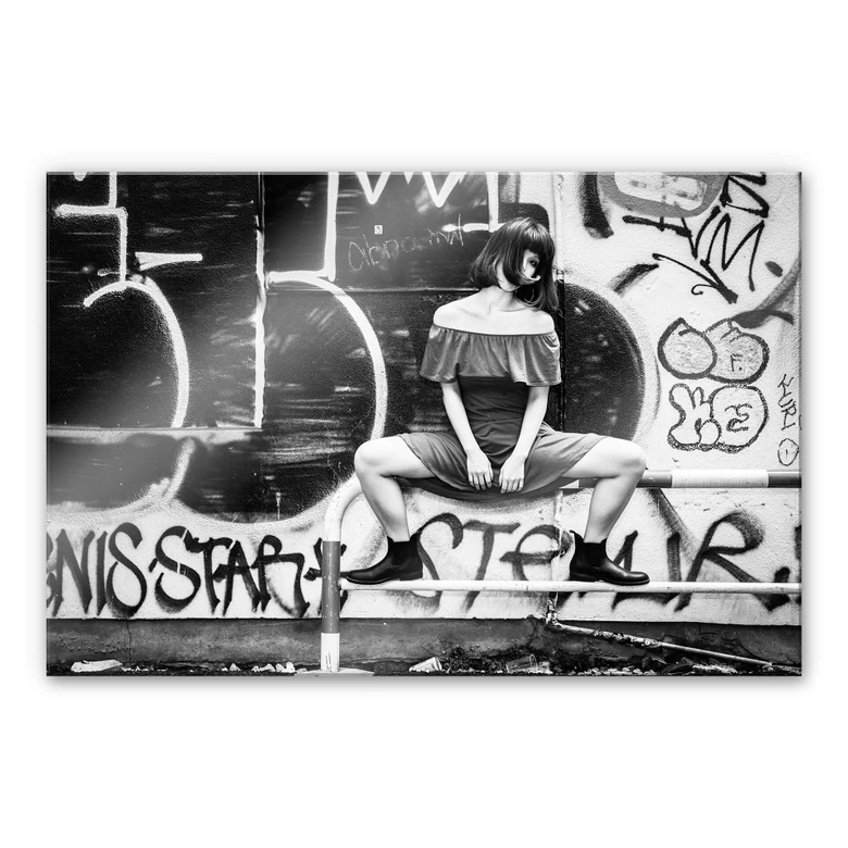 Acrylglasbild Matsunaga - Shibuya Street 