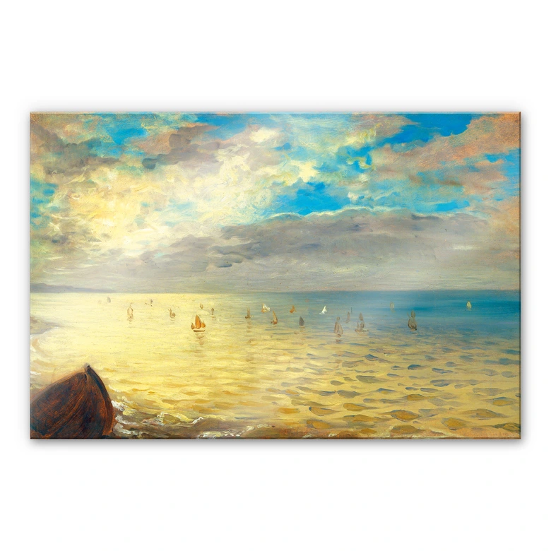 Acrylglasbild Delacroix - Das Meer 