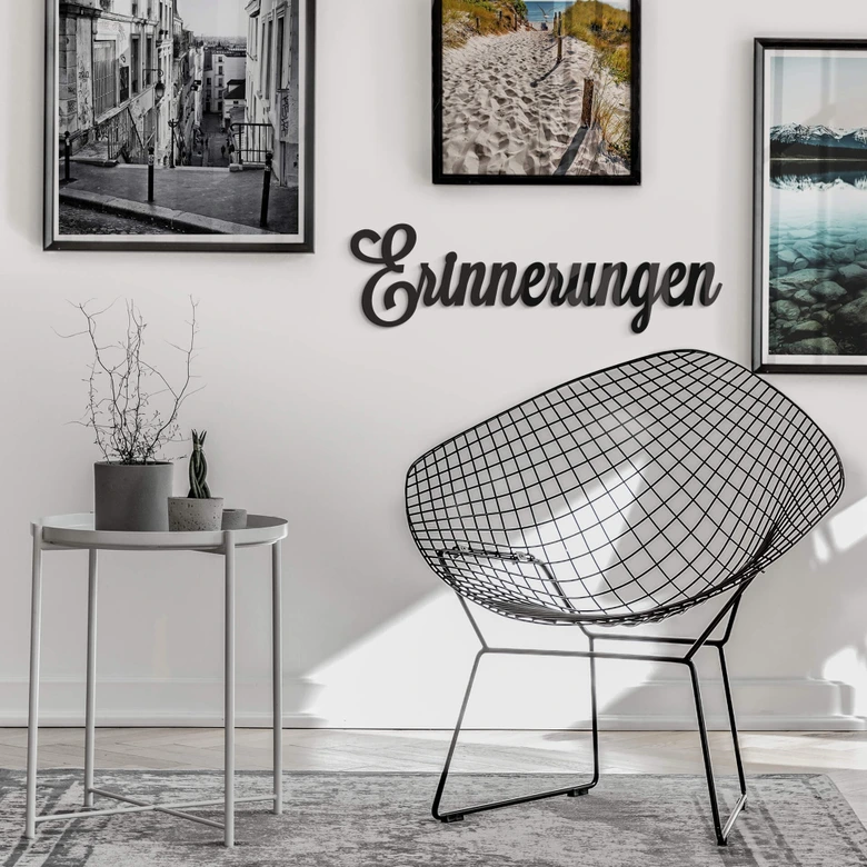 Acrylbuchstaben Erinnerungen 