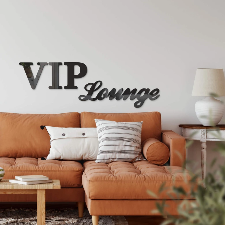 Letras acrílicas Sala VIP 