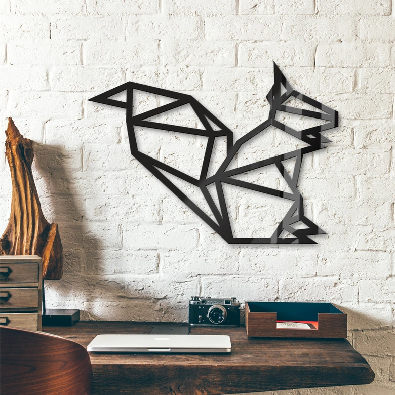 Acryldeko Origami Eichhörnchen 