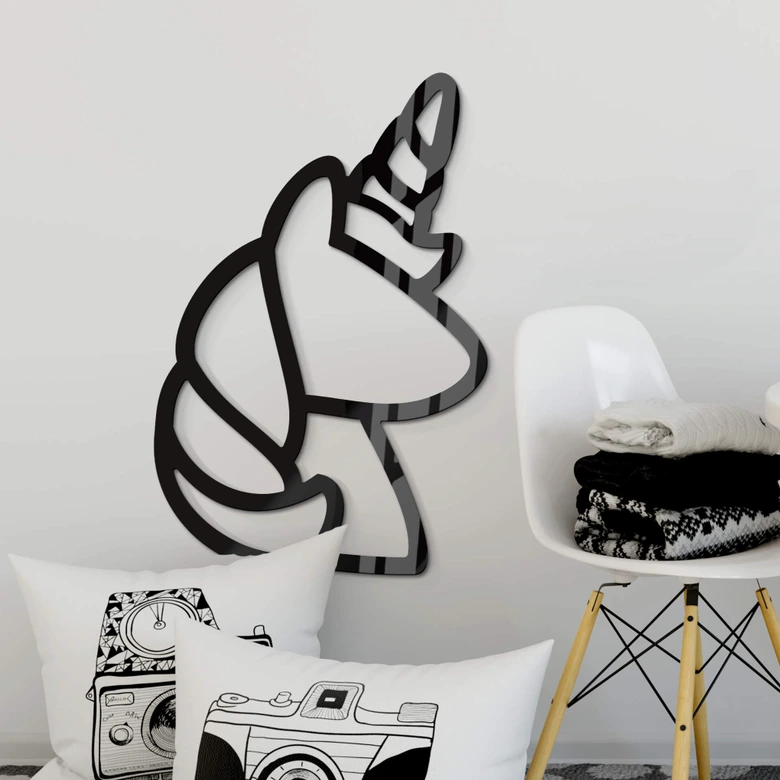 Acryldecoratie Unicorn 