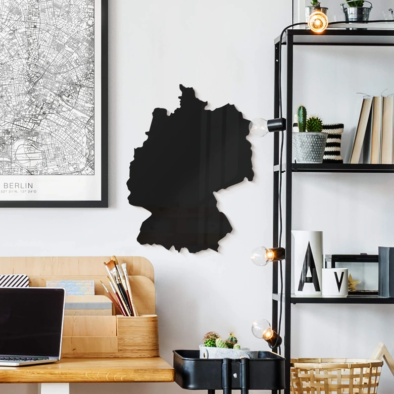 Acryldeko Karte Deutschland 