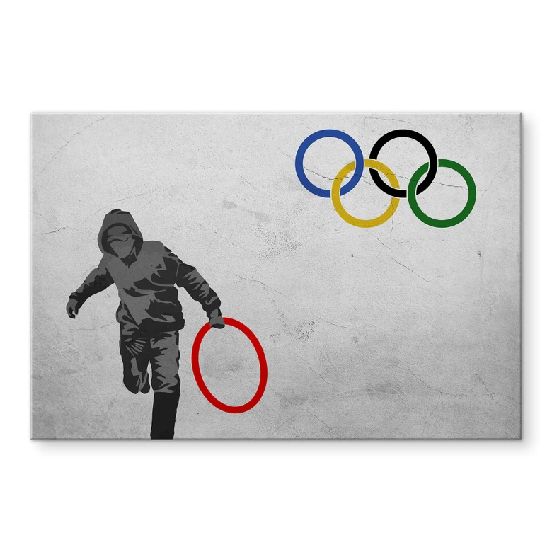 Plexiglas Banksy - Olympics 