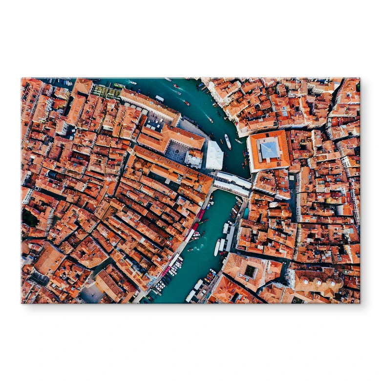 Acrylglasbild Colombo - Venedig von oben 