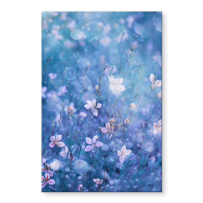 Tableau en verre acrylique Devos - la magie des fleurs 