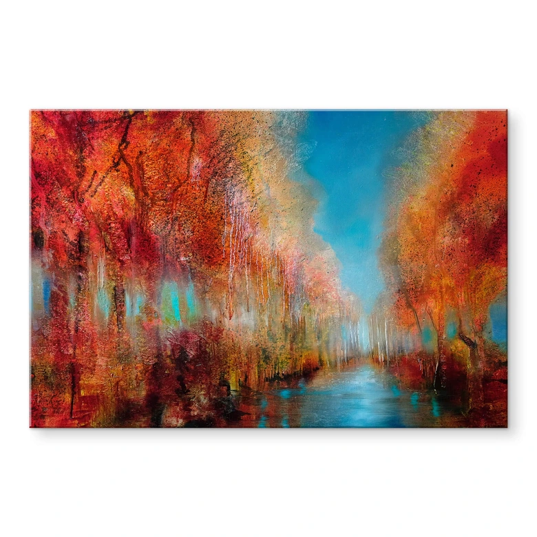 Acrylglasbild Schmucker - Indischer Sommer 