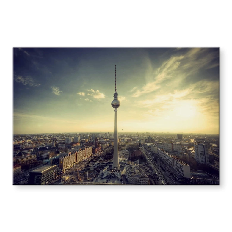 Acrylglasbild Berliner Fernsehturm Panorama 