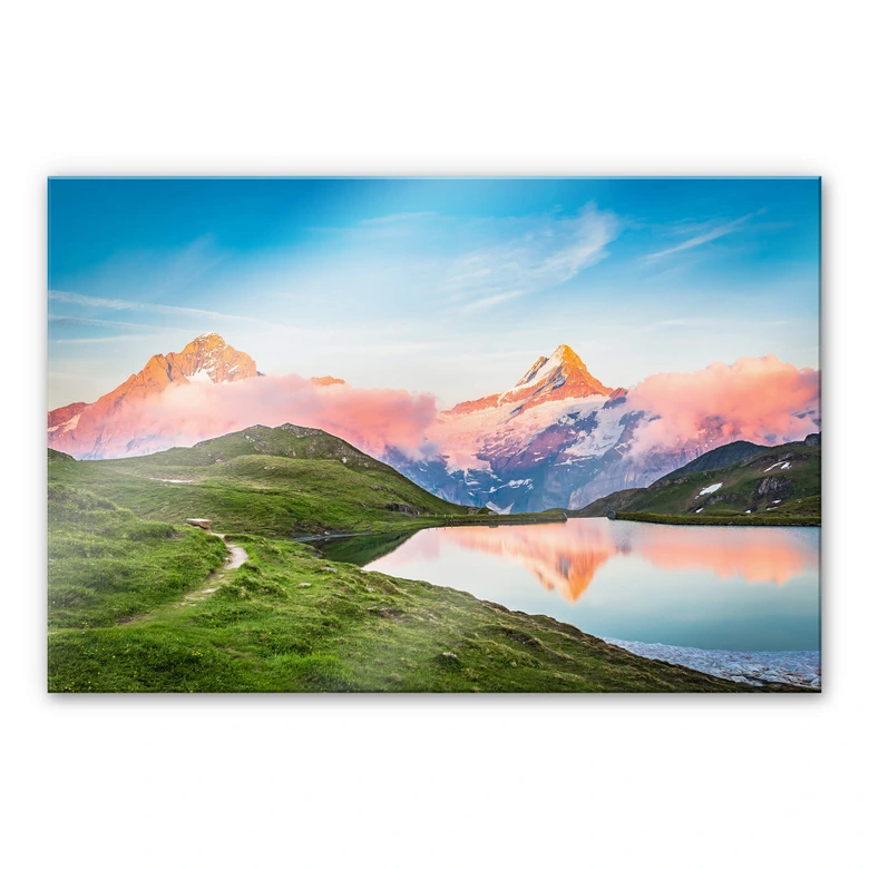 Acrylglasbild Huber - Bachalpsee 