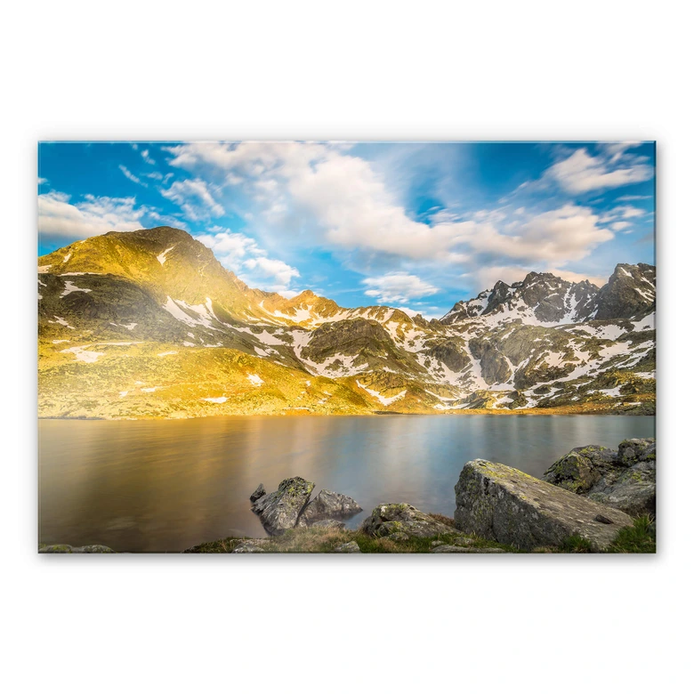 Acrylglas Huber - Ober Surettasee 