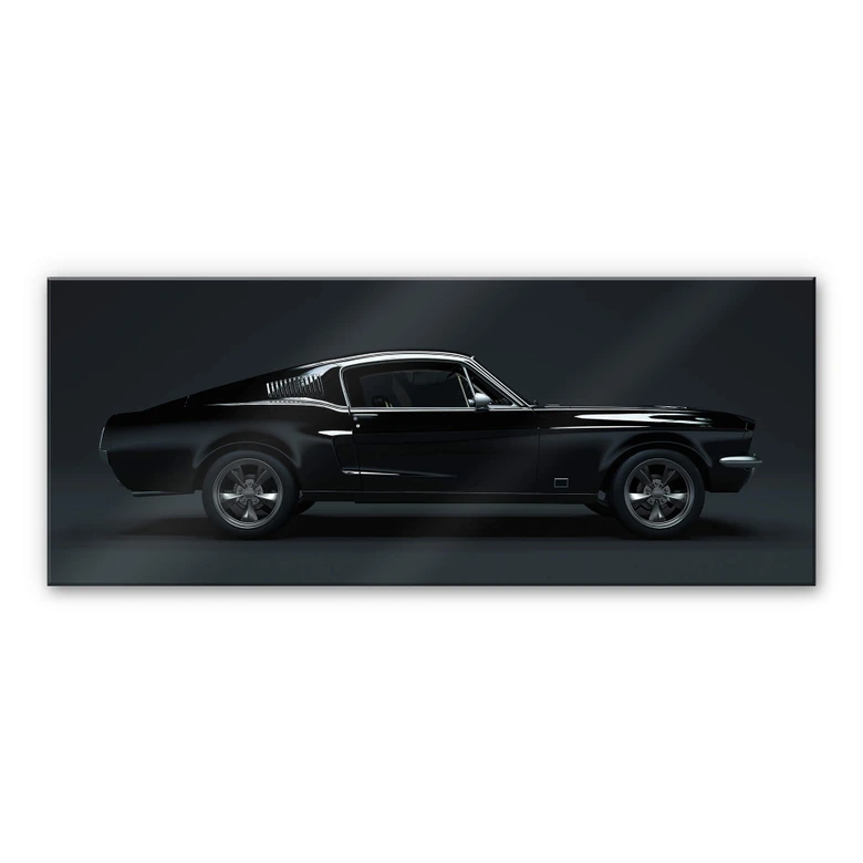 Acrylglasbild - Muscle Car - Panorama 