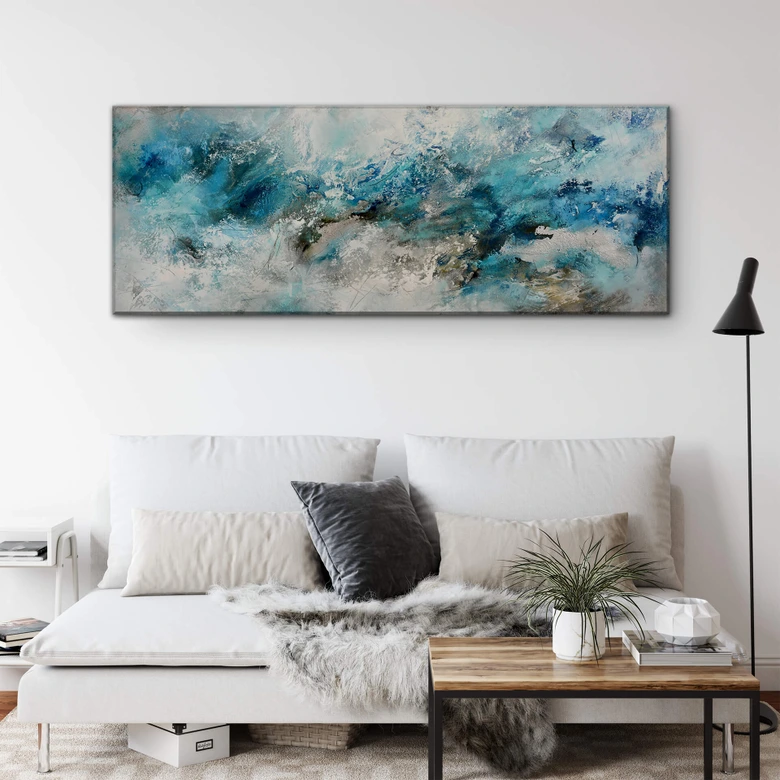 Acrylglasbild Fedrau - Eiszeit 