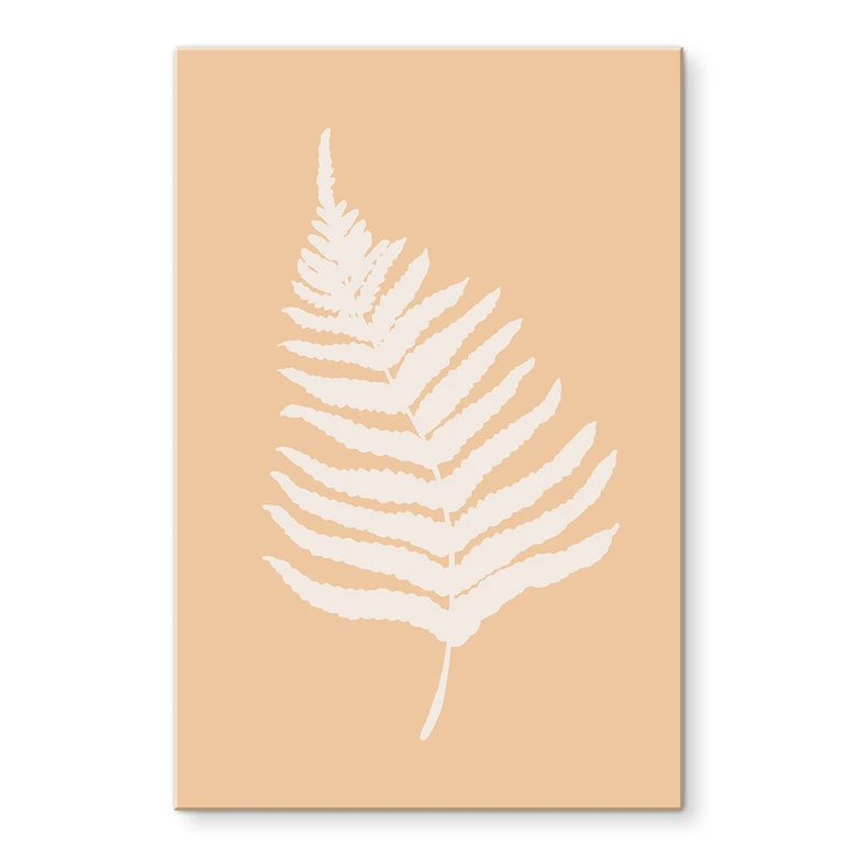 Acrylglasbild Farnblatt Silhouette - 1X Studio 