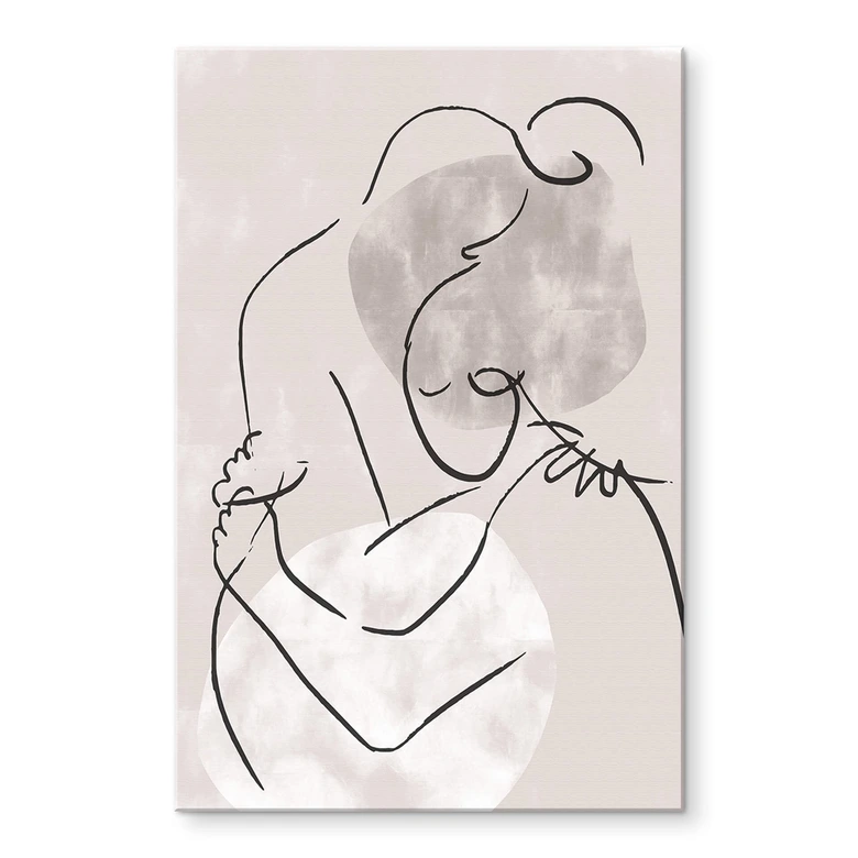 Tableau sur verre acrylique 1X Studio - The Hug 