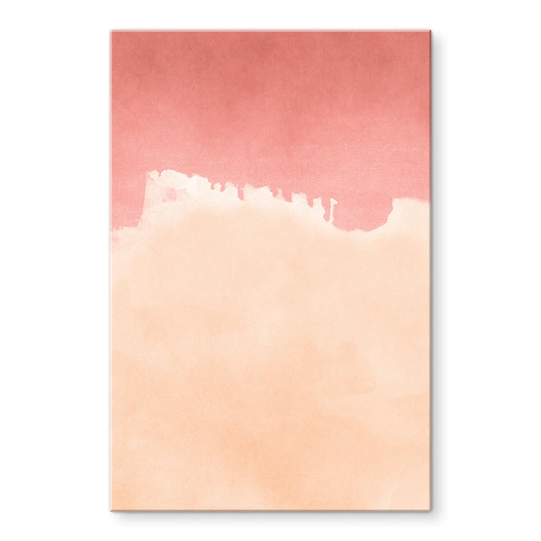 Acrylglasbild Pfirsichfarbener Himmel - Amini 