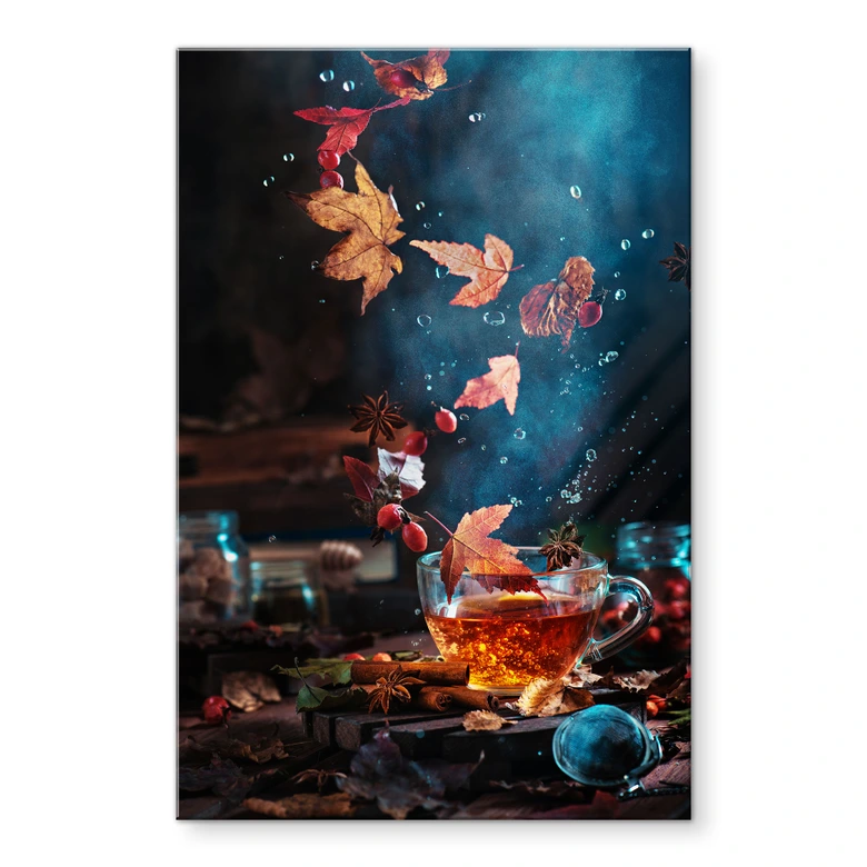 Acrylglasbild Belenko - Autumn Tea 