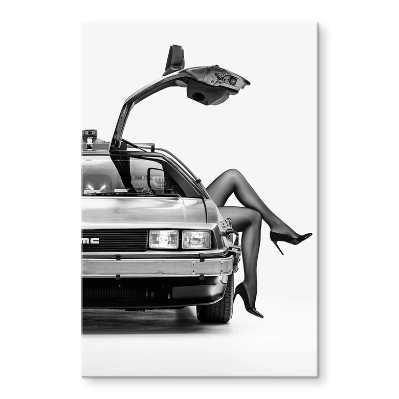 Acrylglasbild Drake - Die Zukunft ist weiblich 