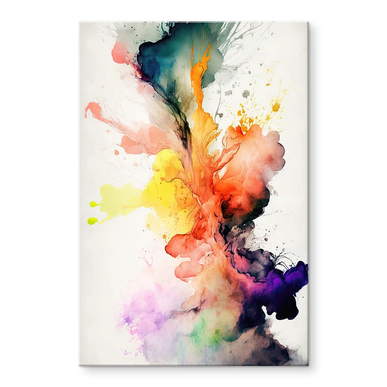Plexiglas Mauro - Kleurenexplosie 