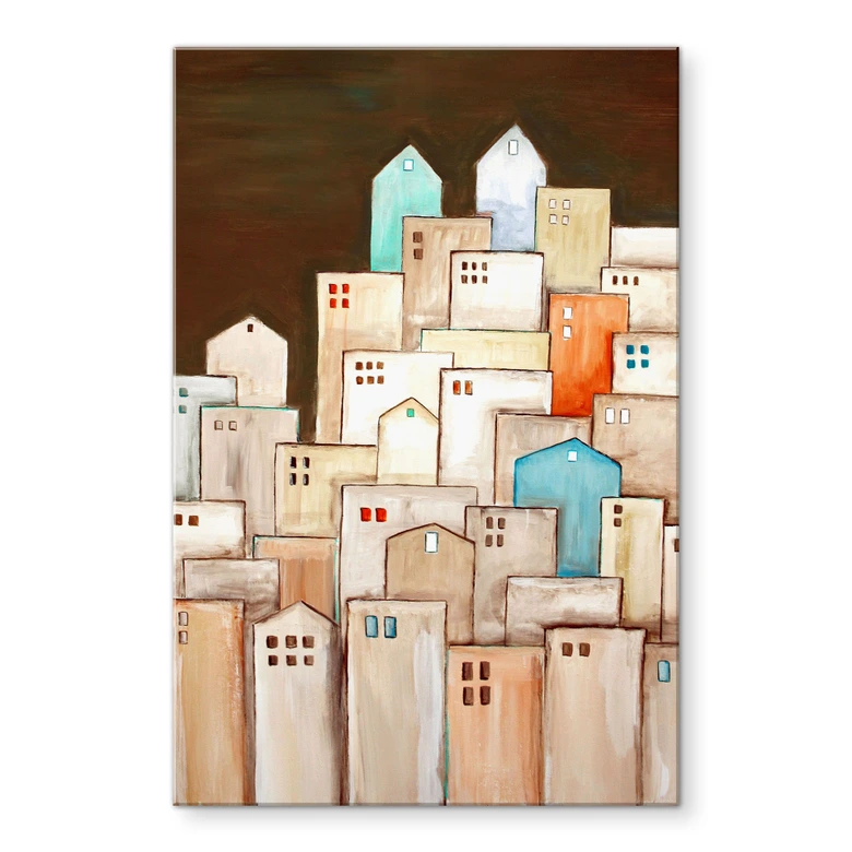 Acrylglasbild Melz - Großstadt 