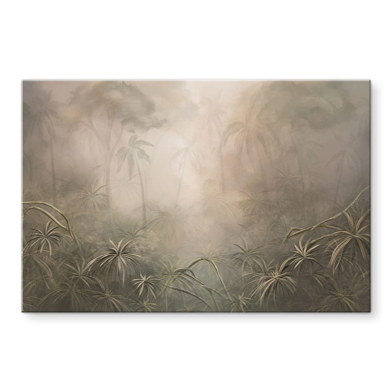 Acrylglasbild Mystischer Regenwald im Nebel - Ms Tiff 