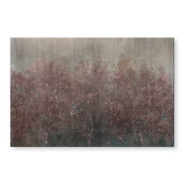 Acrylglasbild Wald in warmen Herbsttönen - Ms Tiff 
