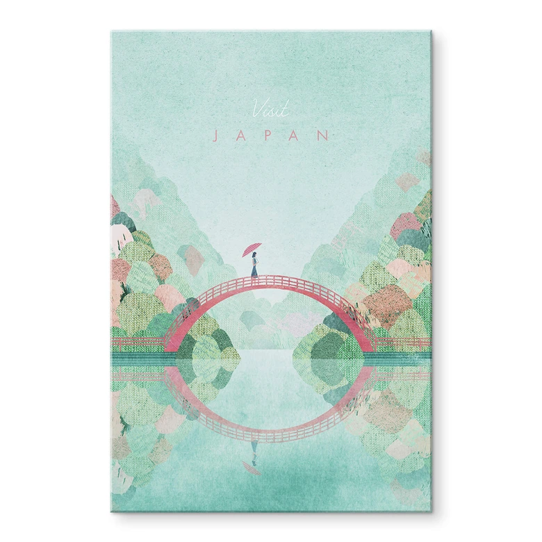 Tableau sur verre acrylique Le Japon au Printemps 