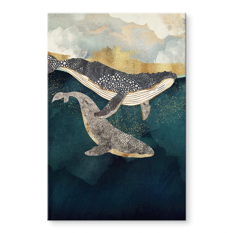 Acrylglasbild SpaceFrog Designs - Verbundenheit 