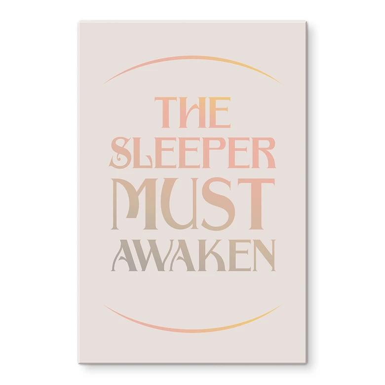 Plexiglas Filmcitaat uit Dune - The Sleeper must awaken 