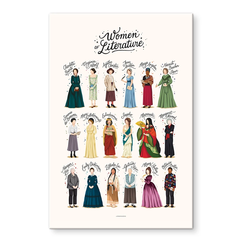 Acrylglasbild Berühmte Frauen der Literatur - Tohmé 