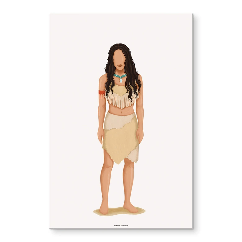 Acrylglasbild Tohmé - Pocahontas 