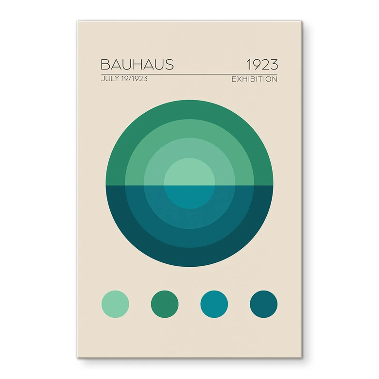 Acrylglasbild Bauhaus Mavi Daire - Tunaboylu 