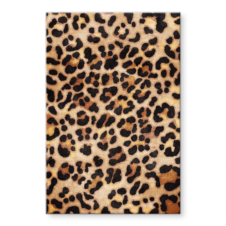 Acrylglasbild Wilder Leopard - Animal Print - Tunaboylu 