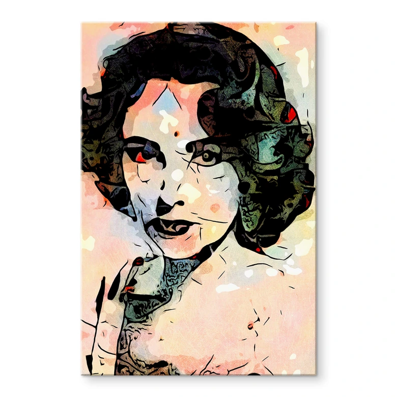 Acrylglasbild Zamart - Hommage an Miro - Liz Taylor 