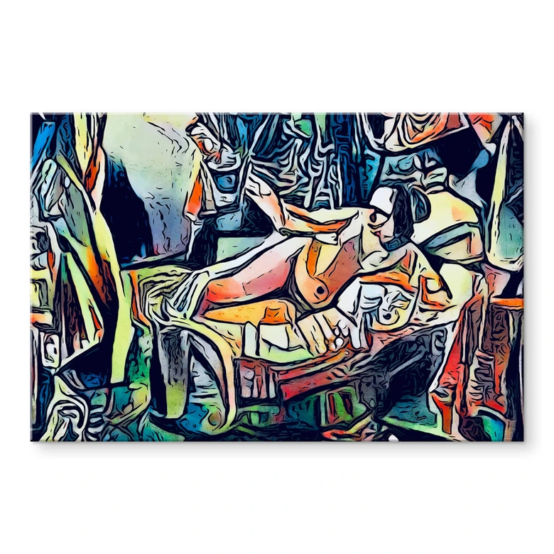 Acrylglasbild Zamart - Hommage an Rembrandt - Mutter von Perseus 