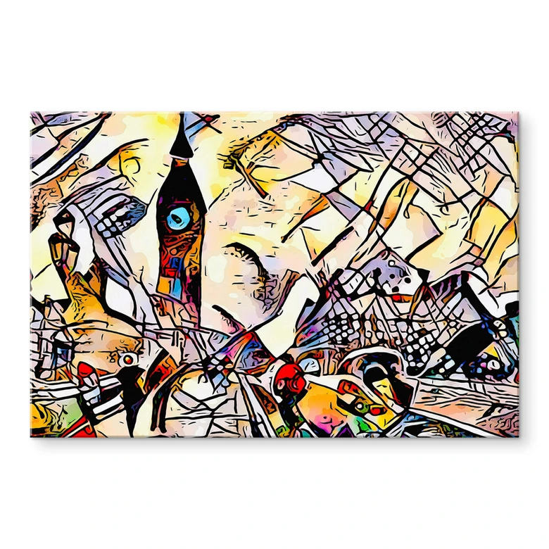 Acrylglasbild Zamart - Kandinsky trifft London Big Ben 